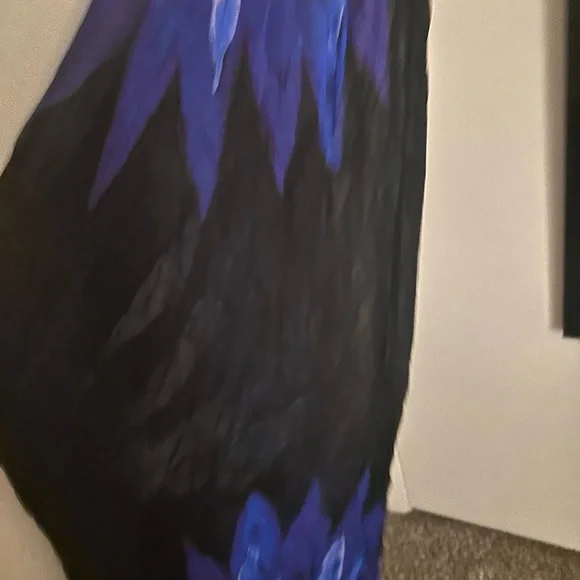 Rat and Boa Carolina dress Blue Floral Backless Swimsuit - Picture 9 of 10